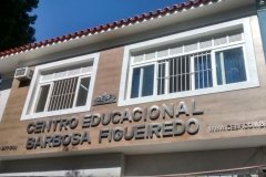 Letras de aço inox escovado