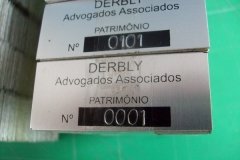 Placa de Patrimônio Rio de Janeiro RJ