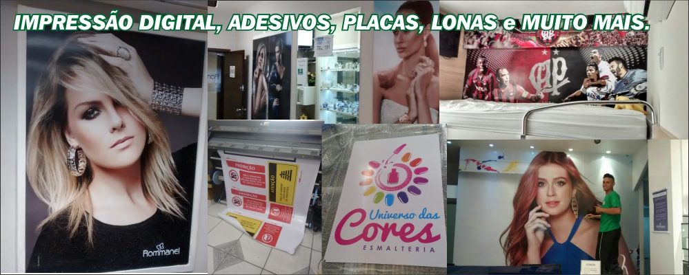 Impressão Digital, Adesivos, Lonas, Banners Impressão Digital, Adesivos, Lonas, Banners