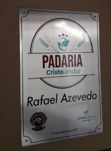 Placas de Inauguração de alumínio com gravação digital