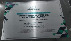 Placas de Inauguração de alumínio com gravação digital