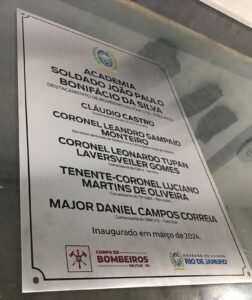 Placas de Inauguração de alumínio com gravação digital