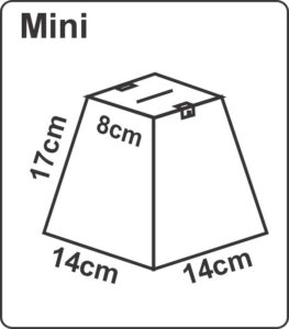 Urna de acrílico mini