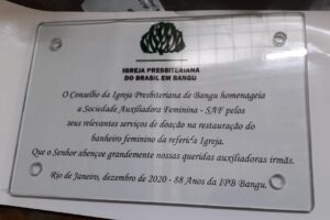 Placas de inauguração de acrílico